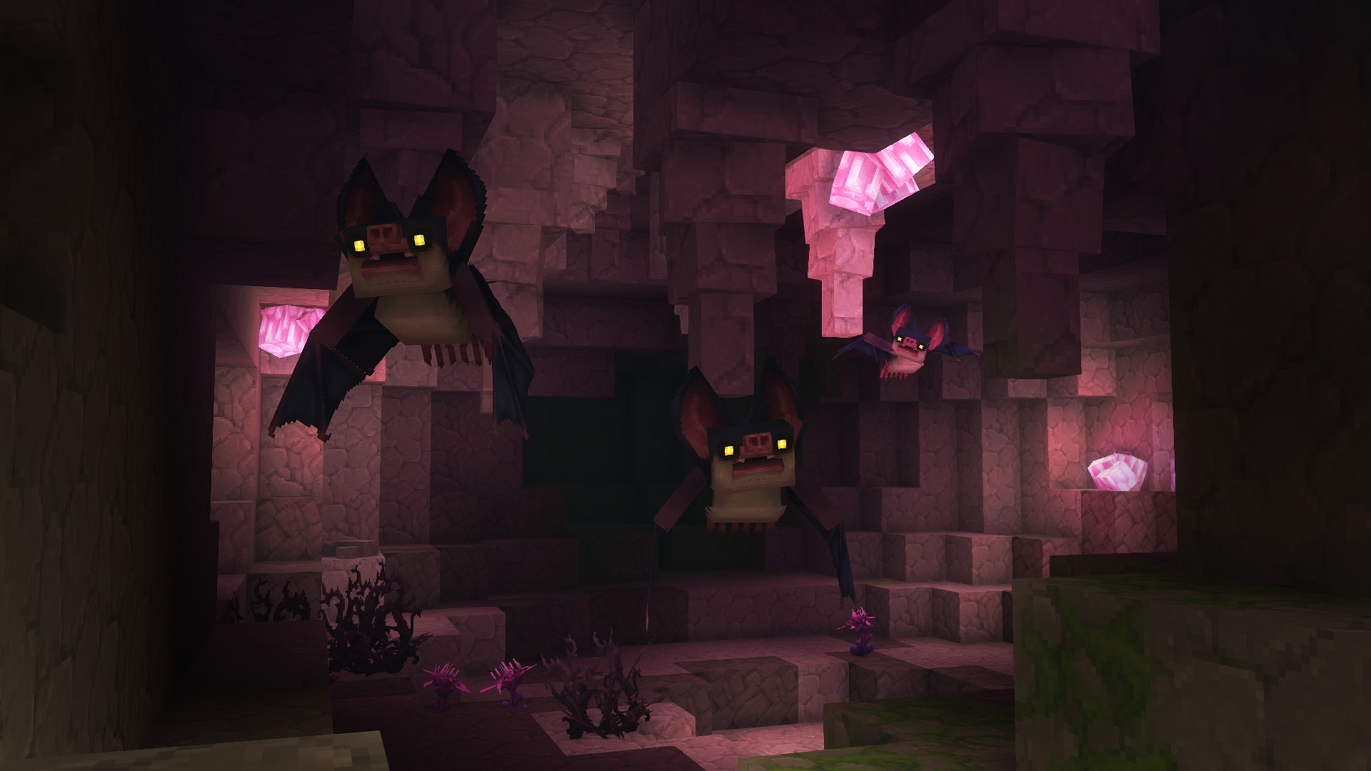 Hytale Deep Caves - Subsurface Scattering and Volumetric Fog